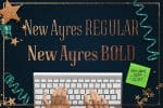 New Ayres REGULAR+BOLD Font