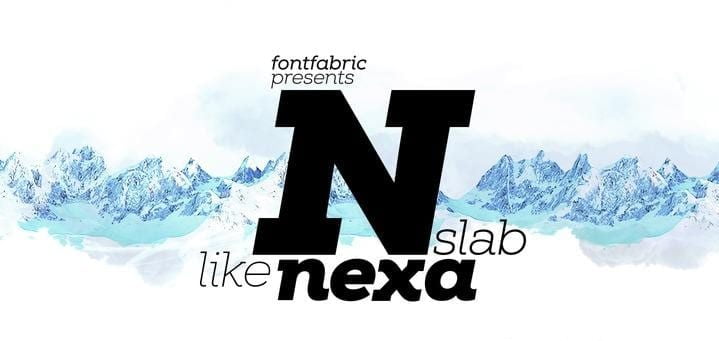 Nexa Slab Font Family