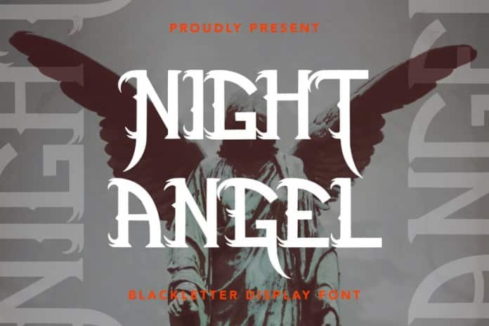 NightAngel - Blackletter Display Font
