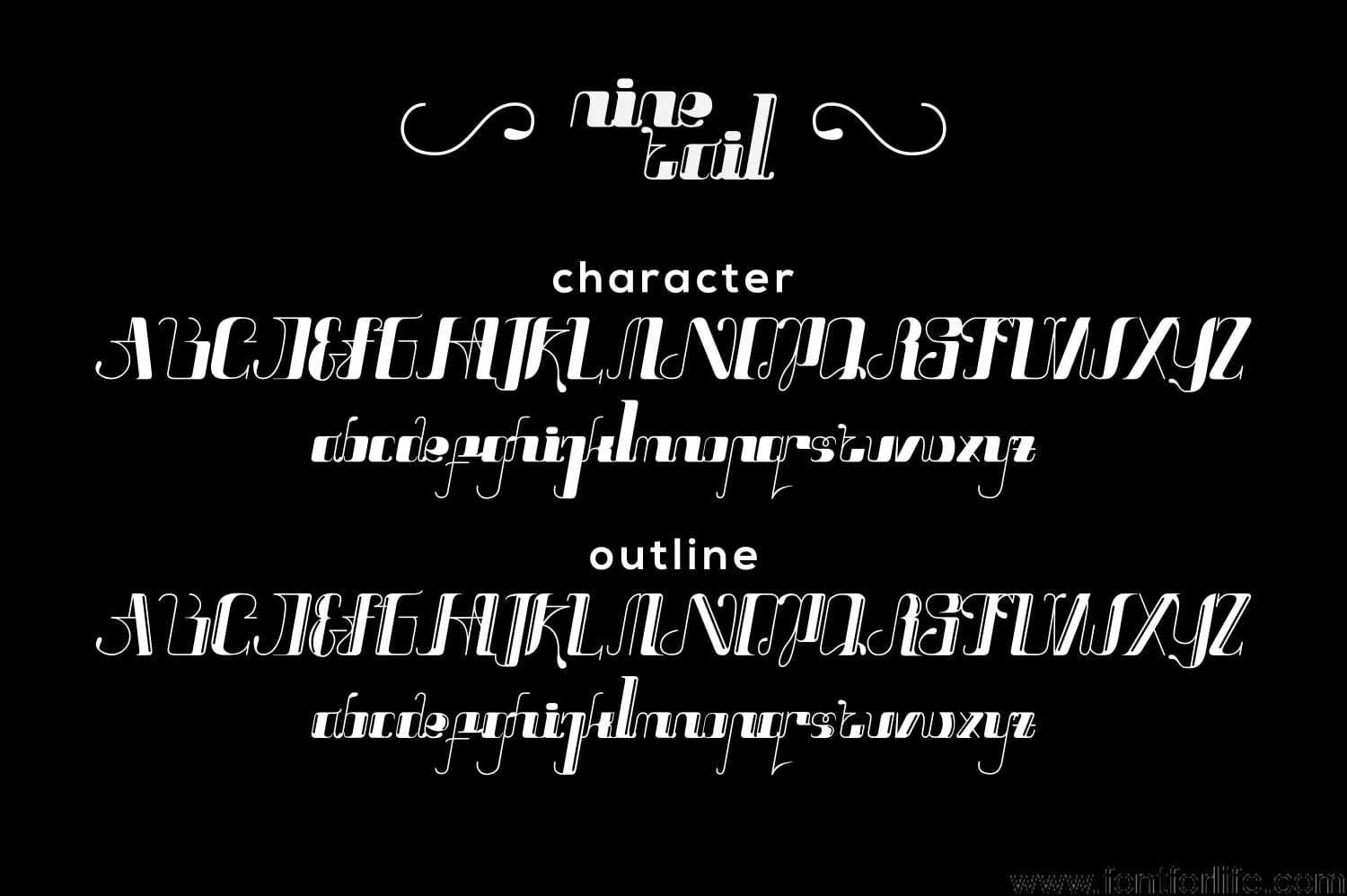 NineTails-Ancient-Hand-Lettering-Font