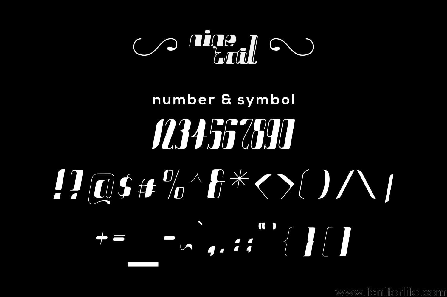 NineTails-Ancient-Hand-Lettering-Font