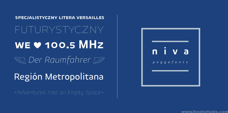 Niva Font Free Download