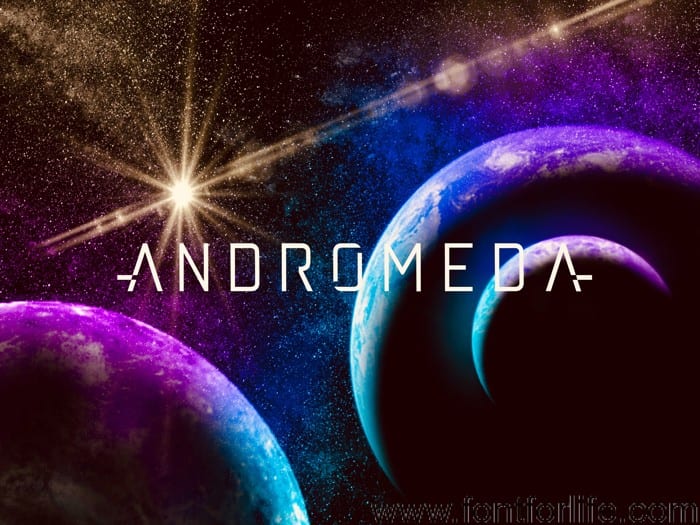 andromeda Font