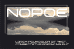Nopoe Display Font