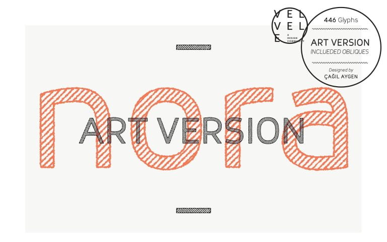 Nora Art Display Font Free Download