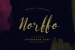 Norffo Font Watercolor Brush