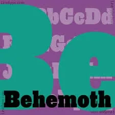 Behemoth Semi Condensed Font
