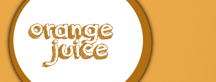 orange juice font