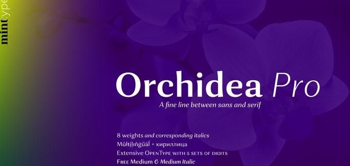 Orchidea Pro Font Free Download