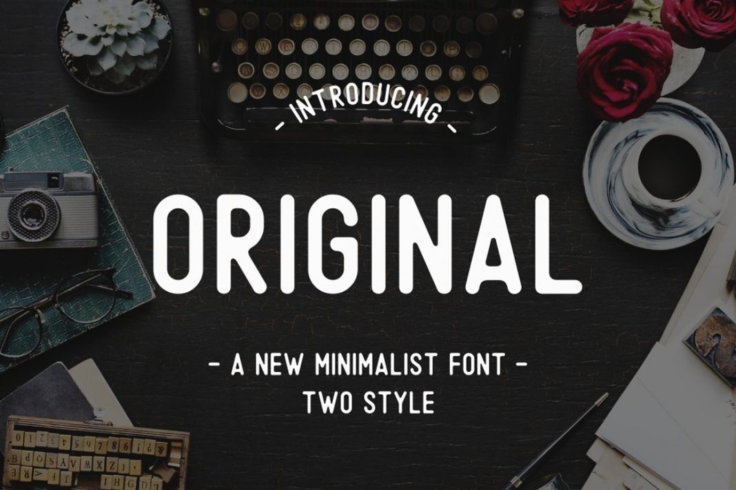 Original – A Minimalist font