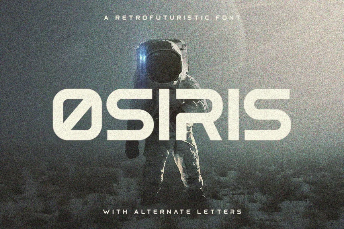 Osiris – Futuristic Font