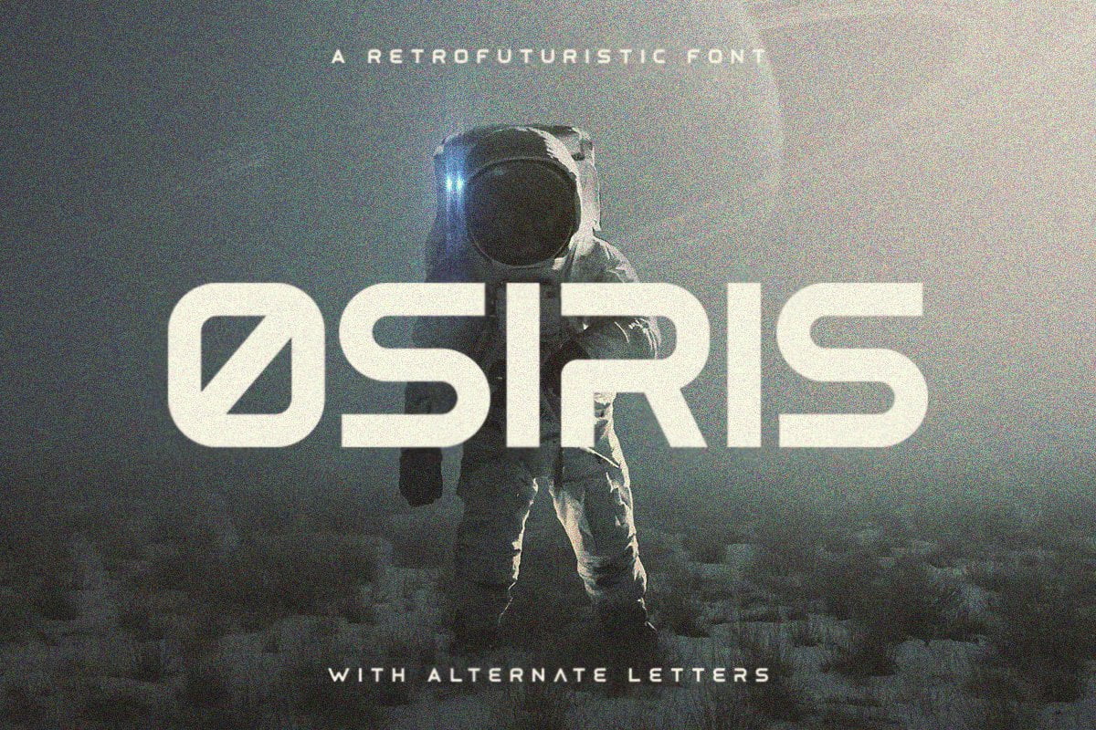 Osiris – Futuristic Font