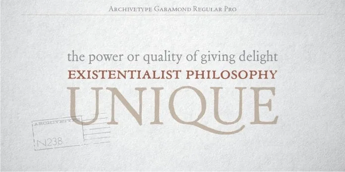 Archive Garamond Font