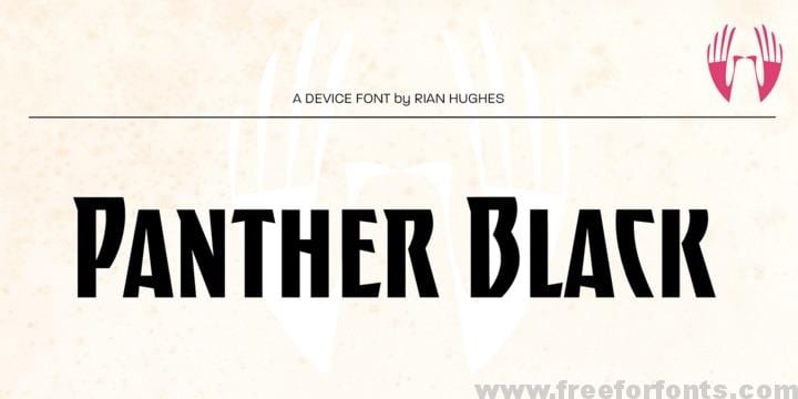 Panther Black Font Free Download