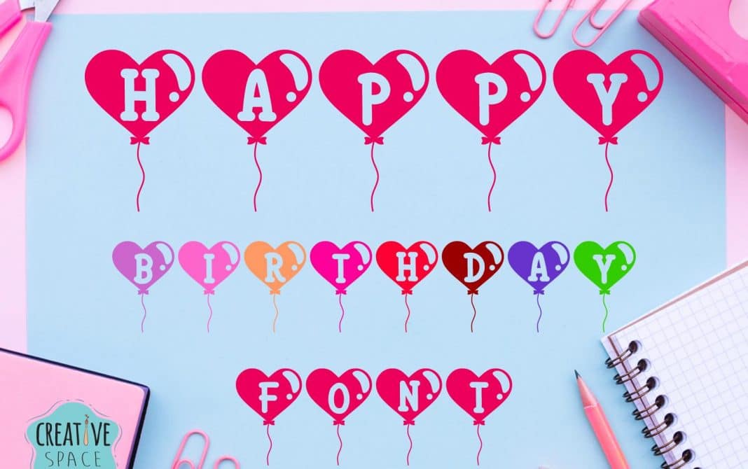 Happy Birthday Font