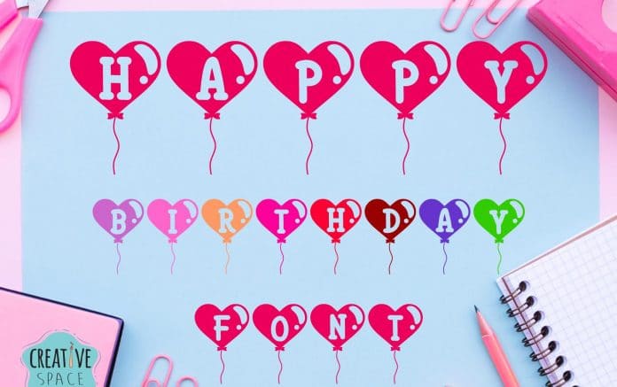 Happy Birthday Font