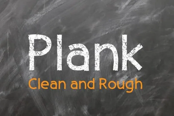 Plank Font