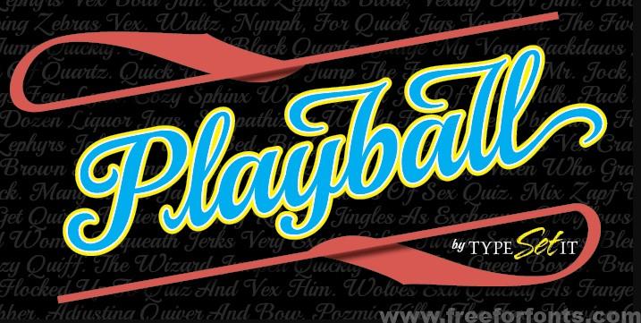 Playball Pro Font