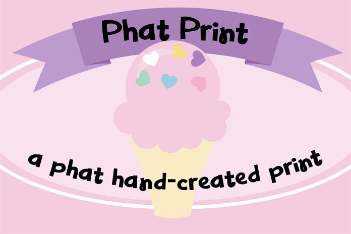 PN Phat Print Font