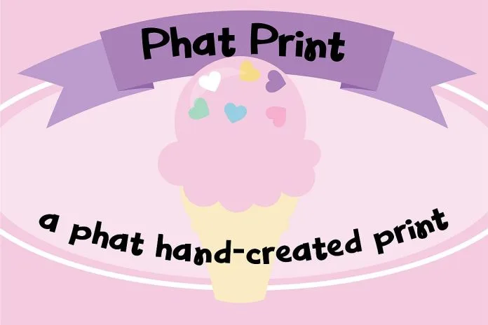 PN Phat Print Font