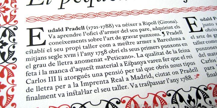 Pradell Font