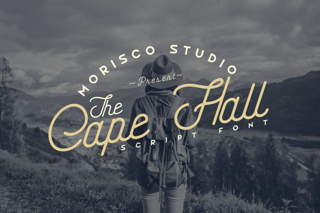 The Cape Hall - Monoline Script Font