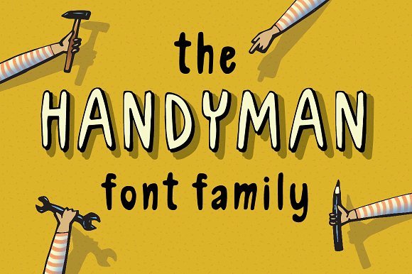 Handyman the Skillful Font