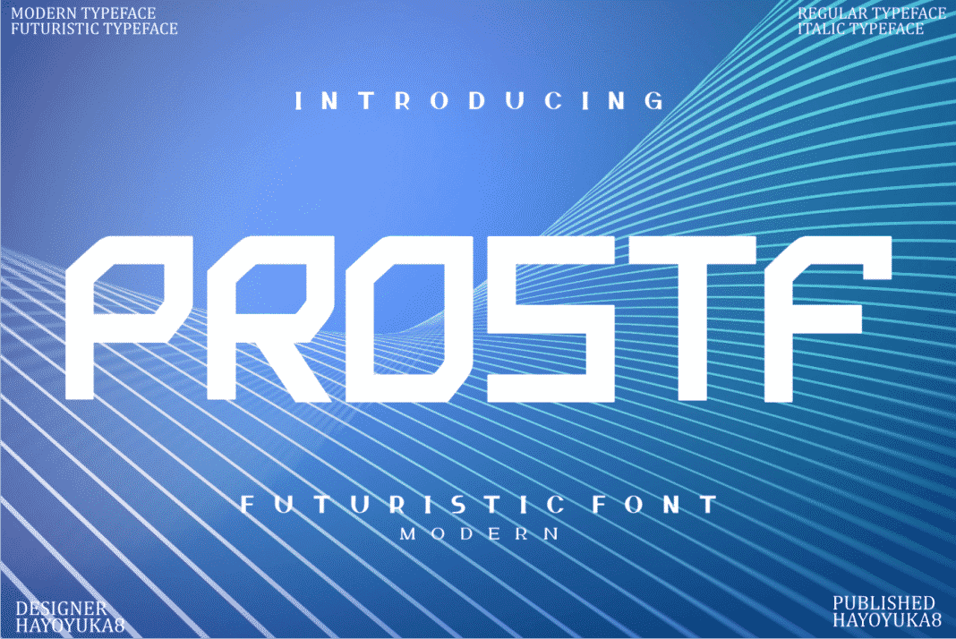 Prostf Display Font
