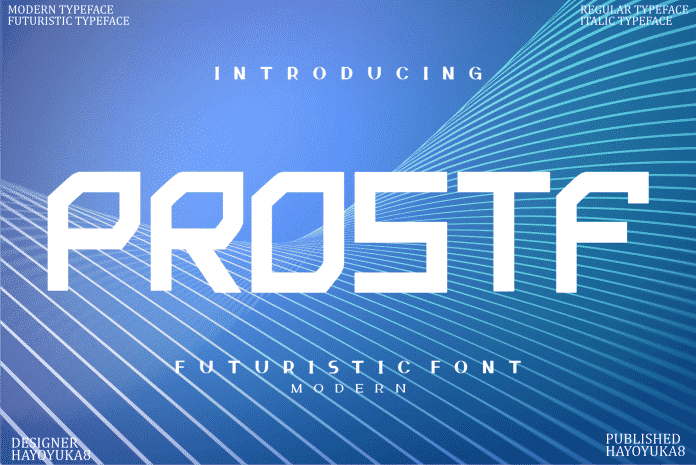 Prostf Display Font