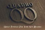 Quadro Display Font