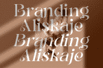 Branding Aliskaje Font
