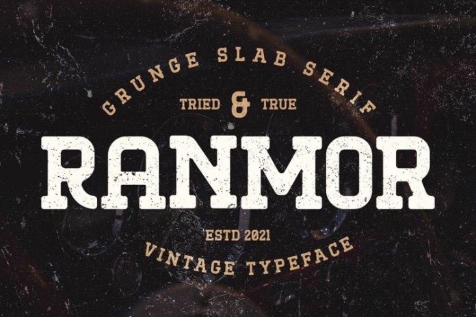 Ranmor - Vintage Slab Font