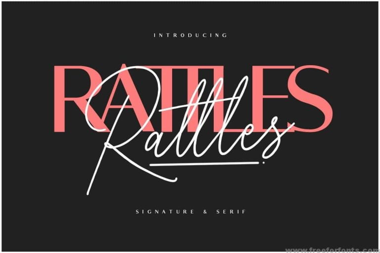 Rattles Signature Font Duo Free Download