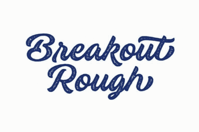 Breakout rough Font