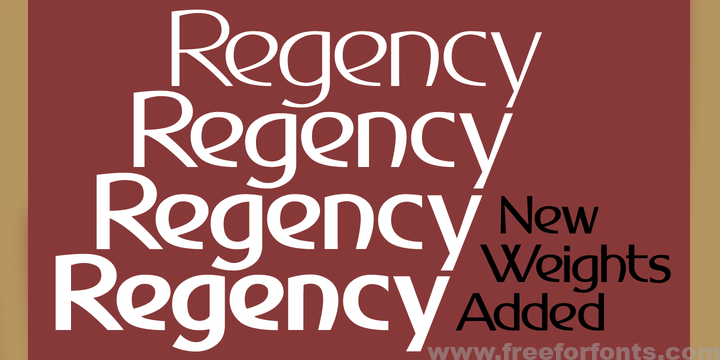 Regency Font
