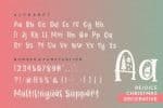 Rejoice Christmas Font