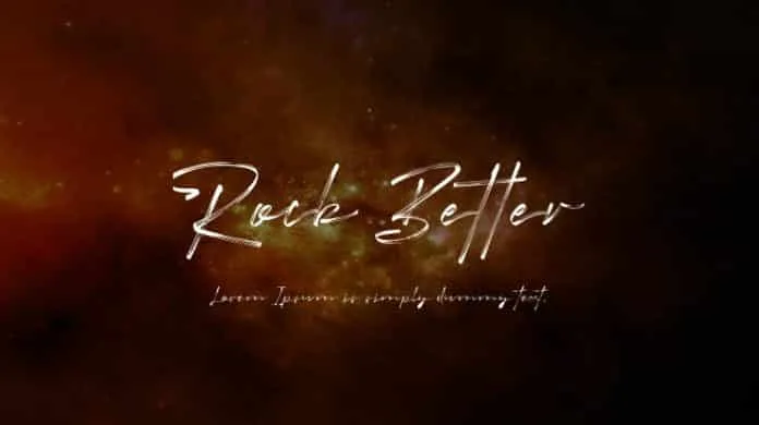 Rock Better Font