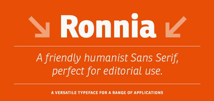 Ronnia Font Family