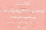 Rose Gold Font