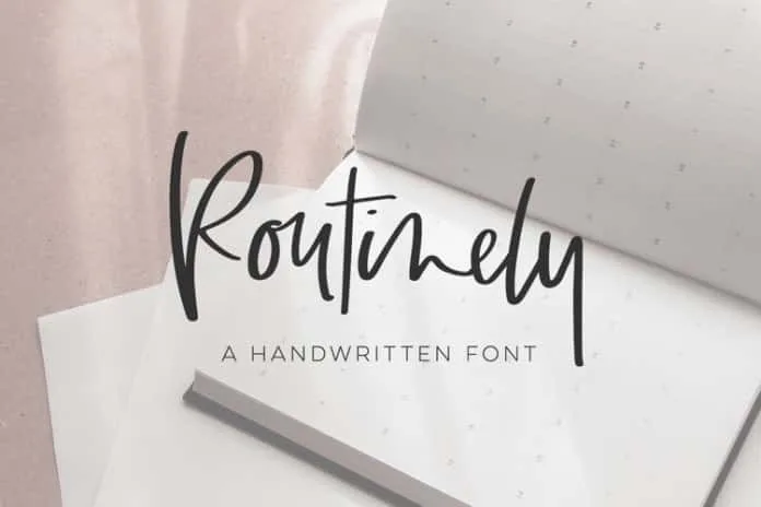 Routinely Script Font