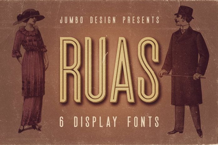 Ruas Vintage Style Font