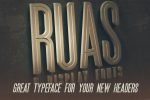 Ruas Vintage Style Font