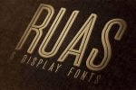 Ruas Vintage Style Font