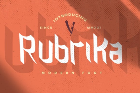 Rubrika Font