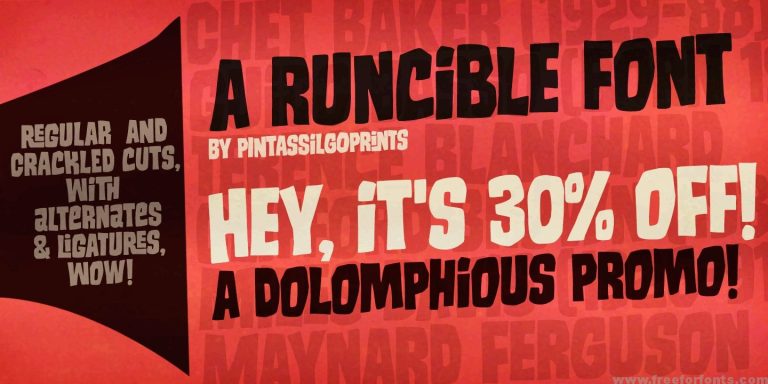 Runcible Font Free Download