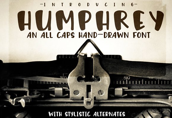 Humphrey Handwritten Font