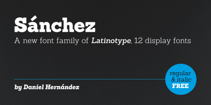 Sanchez Font Family