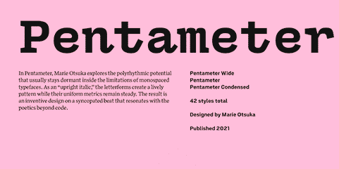 Pentameter Font Family