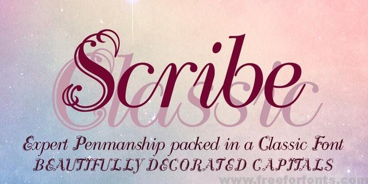 Scribe Font