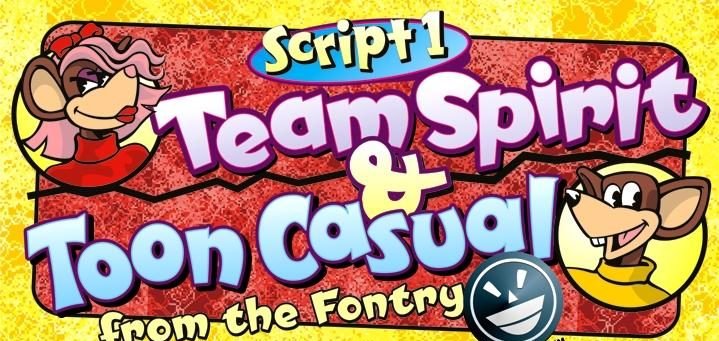 Script1 Team Toon Font Free Download